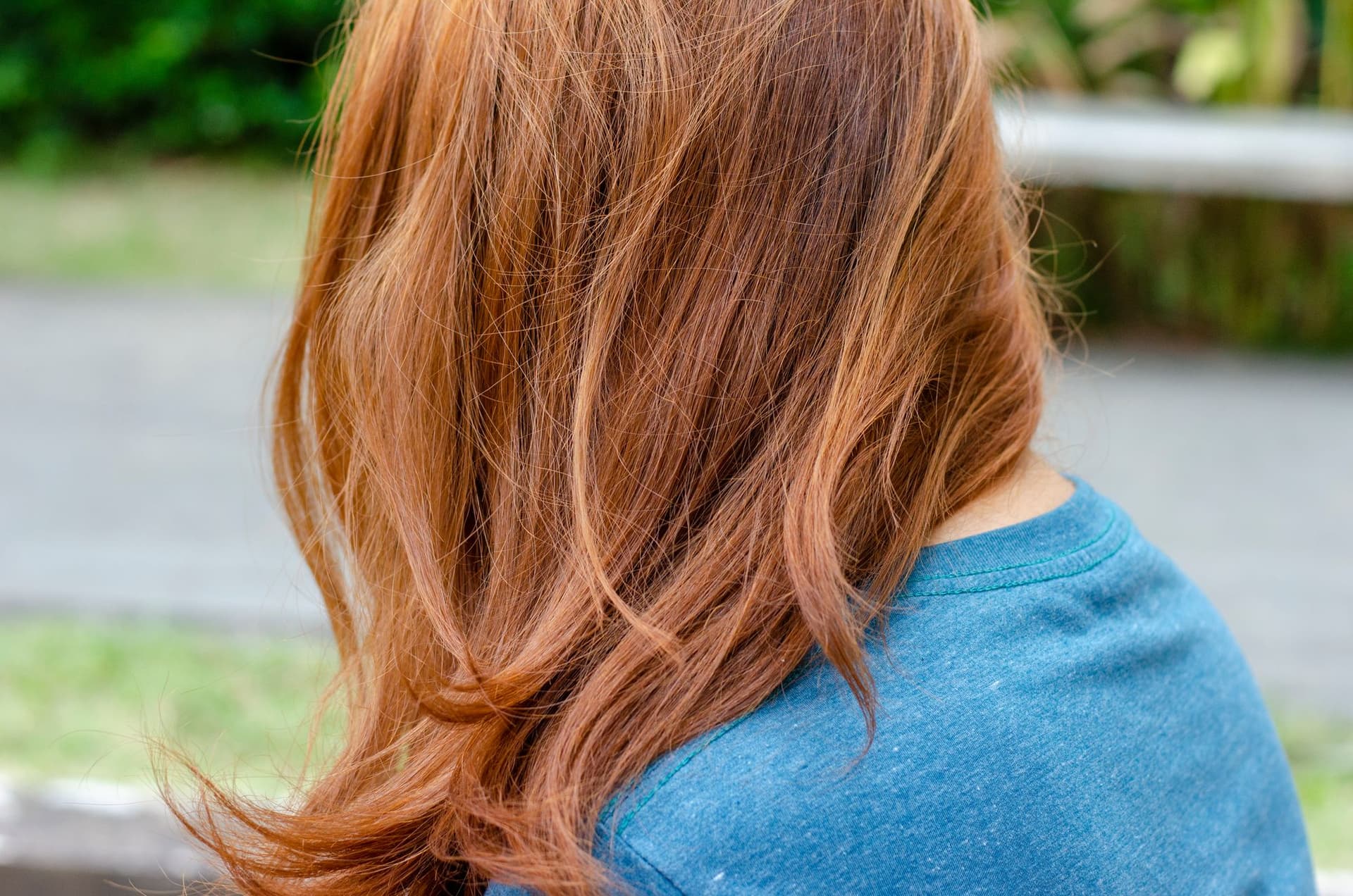 染後髮色與髮質示意圖片